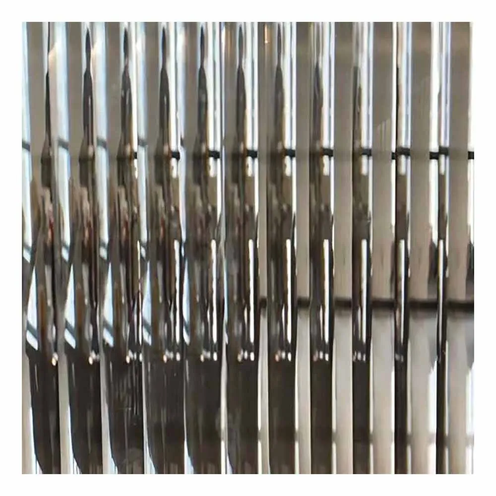 Clear Reeded Glass Film 13mm Crystal 1:1 LF028CM