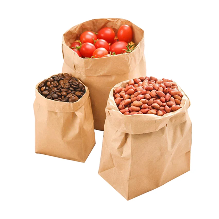 
Custom Logo Printed Fries Bread Bakery Food Grade Oil Proof Popcorn Bag Bakers Paper Bags 