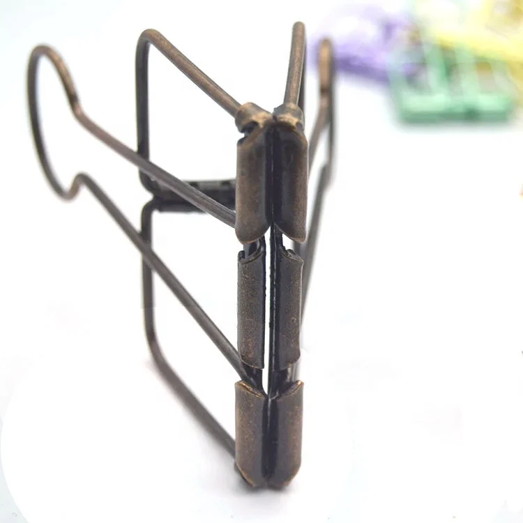 4 size 0.75 inch  0.98 inch 1.25 inch 2 inch  Brass skeleton binder clip