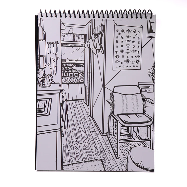 Custom Adult Softcover Coloring Book Printing Design Your Own Book for Adults