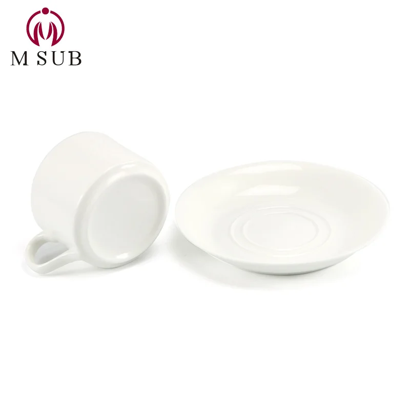 
ceramic custom production small espresso cup 4oz sublimation printing coffee cup set 