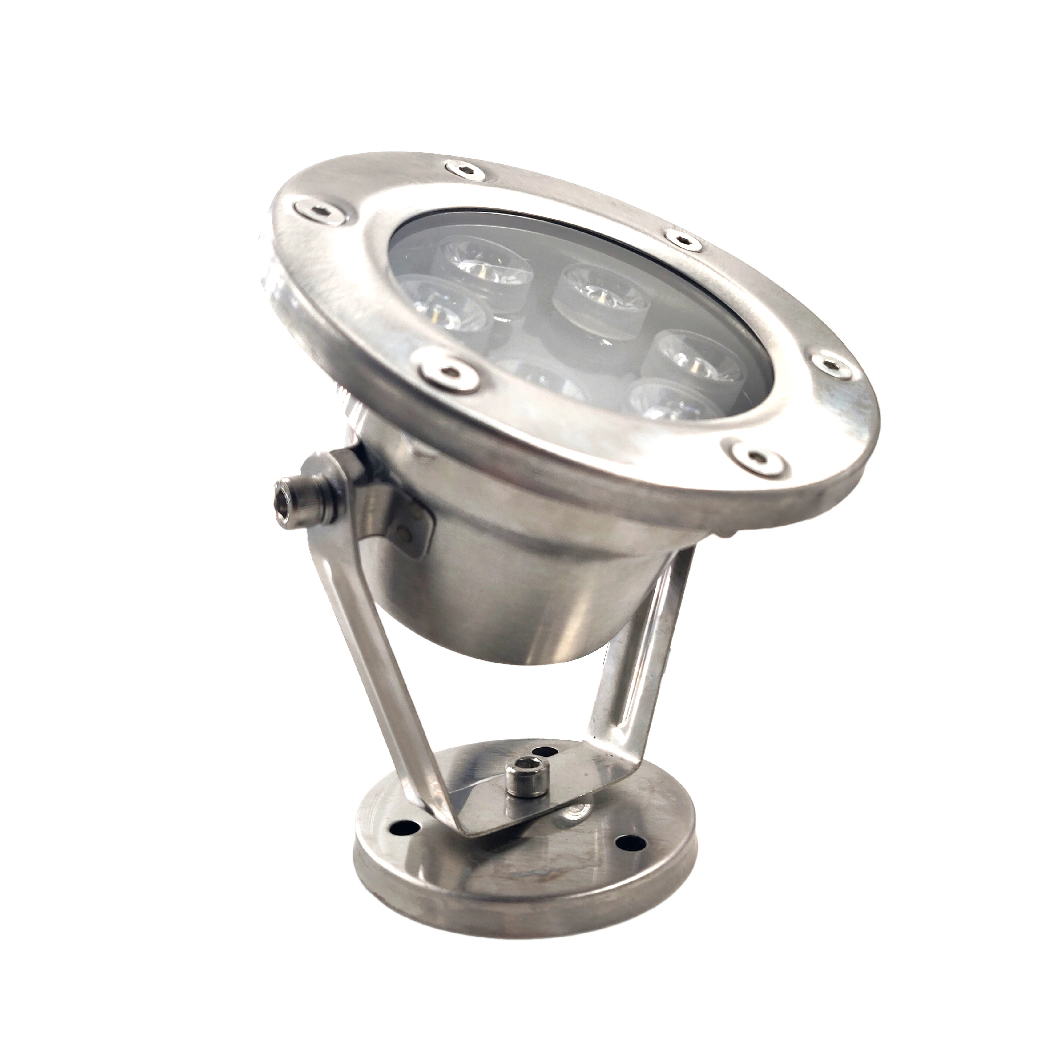 CE RoHS 304 нержавеющая сталь DC12V 6W IP68 Водонепроницаемый светодиодный кольцевой светильник DMX для
