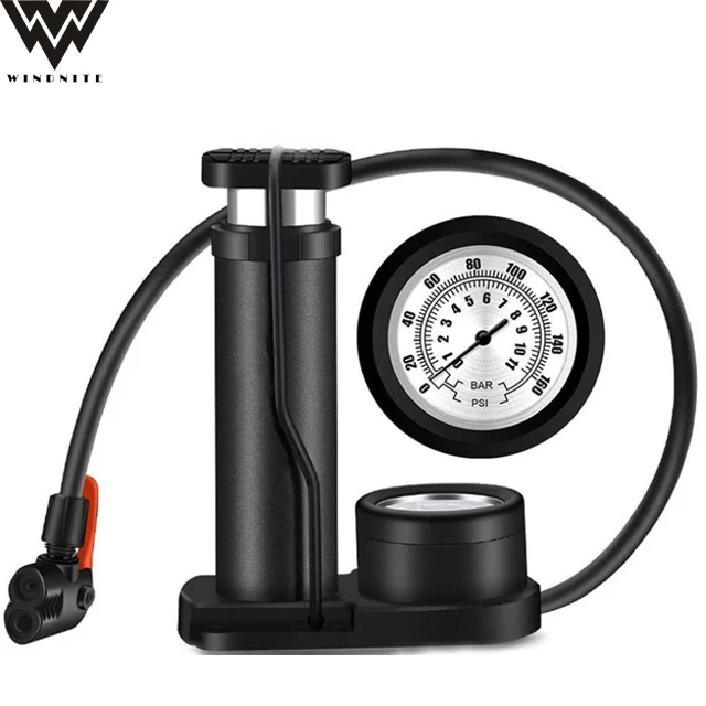Mini 120PSI Foot Bicycle Pump AV/FV Floor Bike Pump