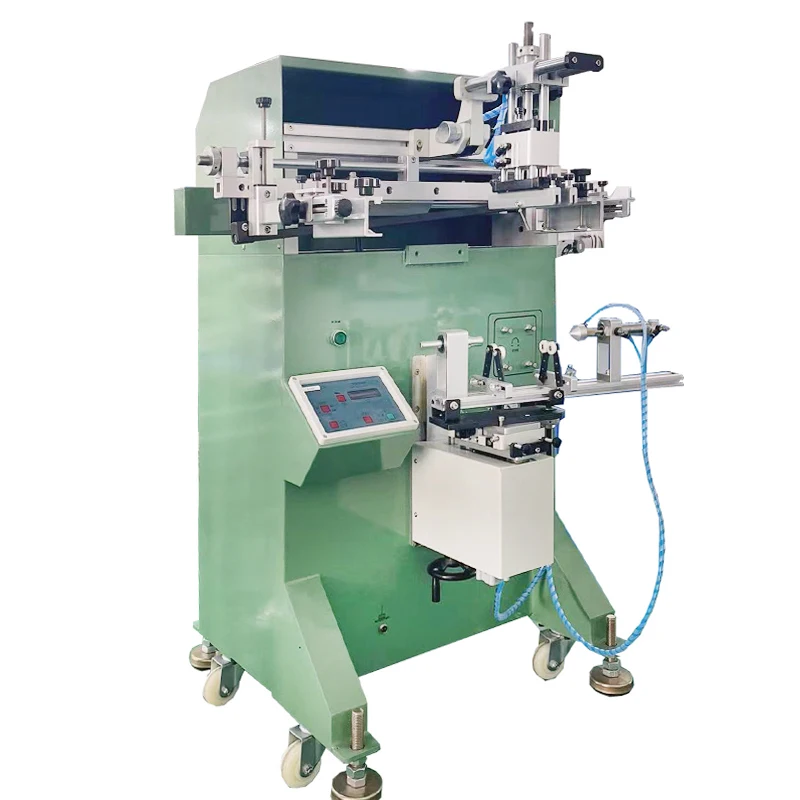 Semi-Automatic Single Color Screen Silk Printing Machine Servo Motors Screen Printer for Manufacturing Plant