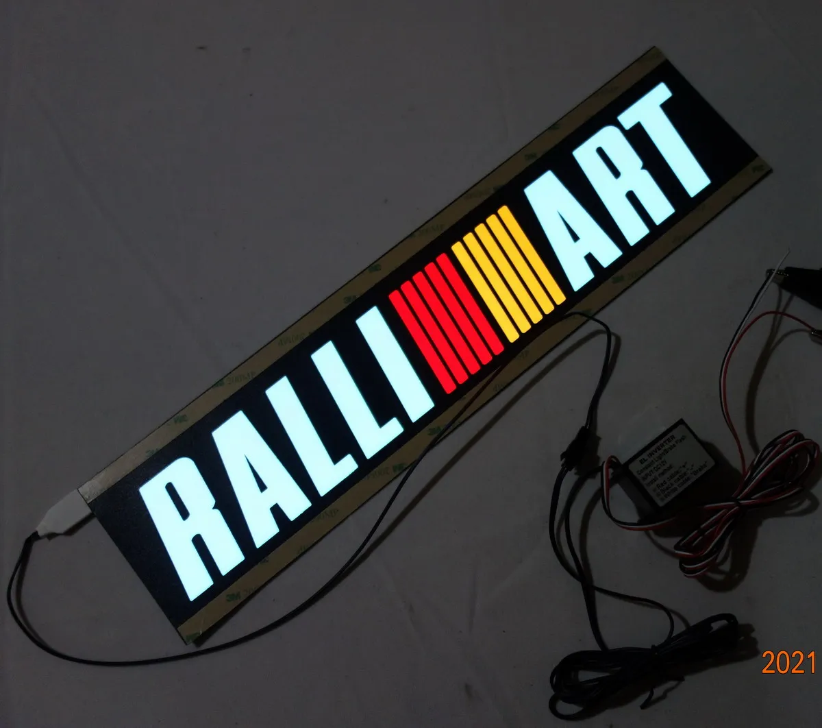 High brightness & Good quality 400mmX100mm DC12V Brake Flashing el car sticker