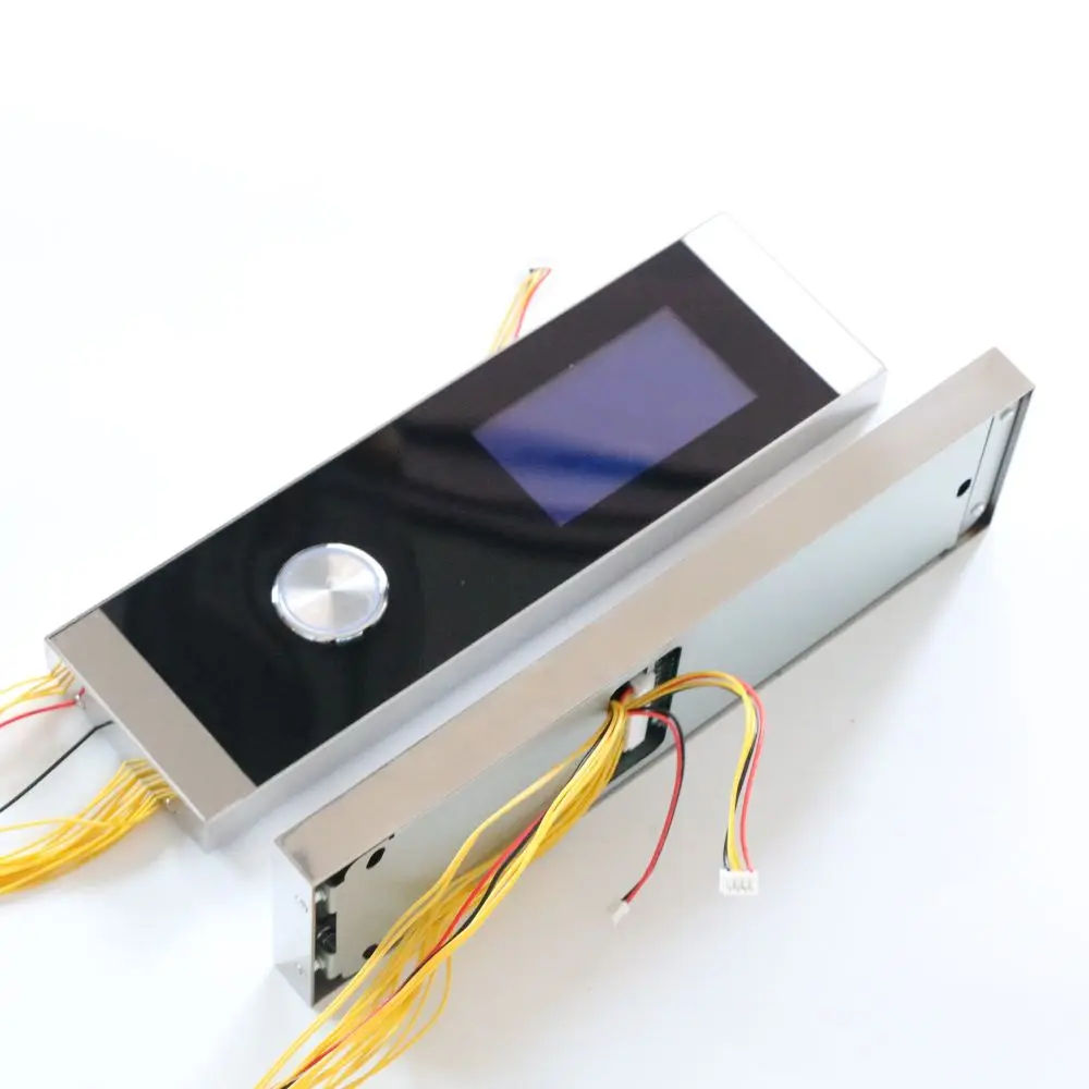 Black Acrylic Elevator COP LOP HOP Call Button Panel Elevator Lop Panel With Lcd Tft Display  Lift spare parts
