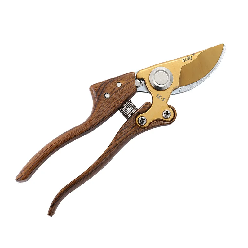 QL511 SK5 Stainless Steel Pruning Woodpiece Anti -Slip Metal Skin Save Effort Scissors Garden Branch Pruning