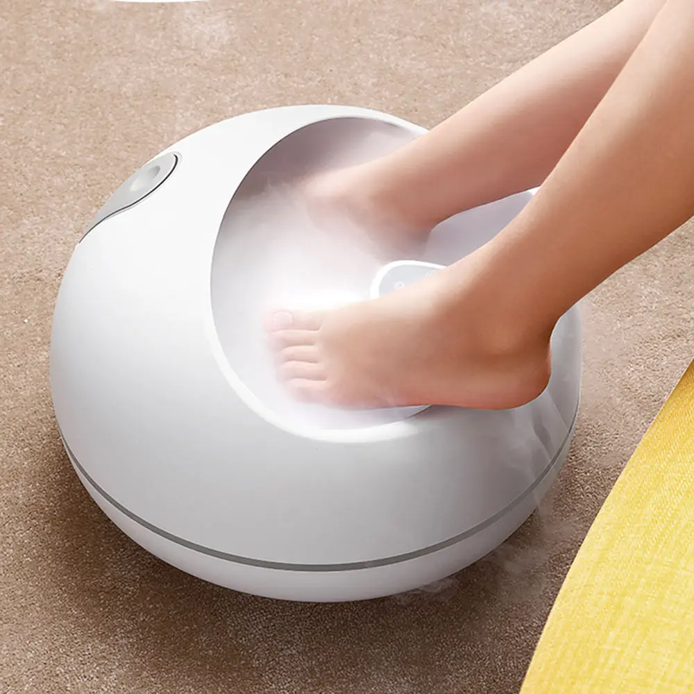 Электрическая Паровая баня для ног Shiatsu роликовый паровой массажер домашнего использования