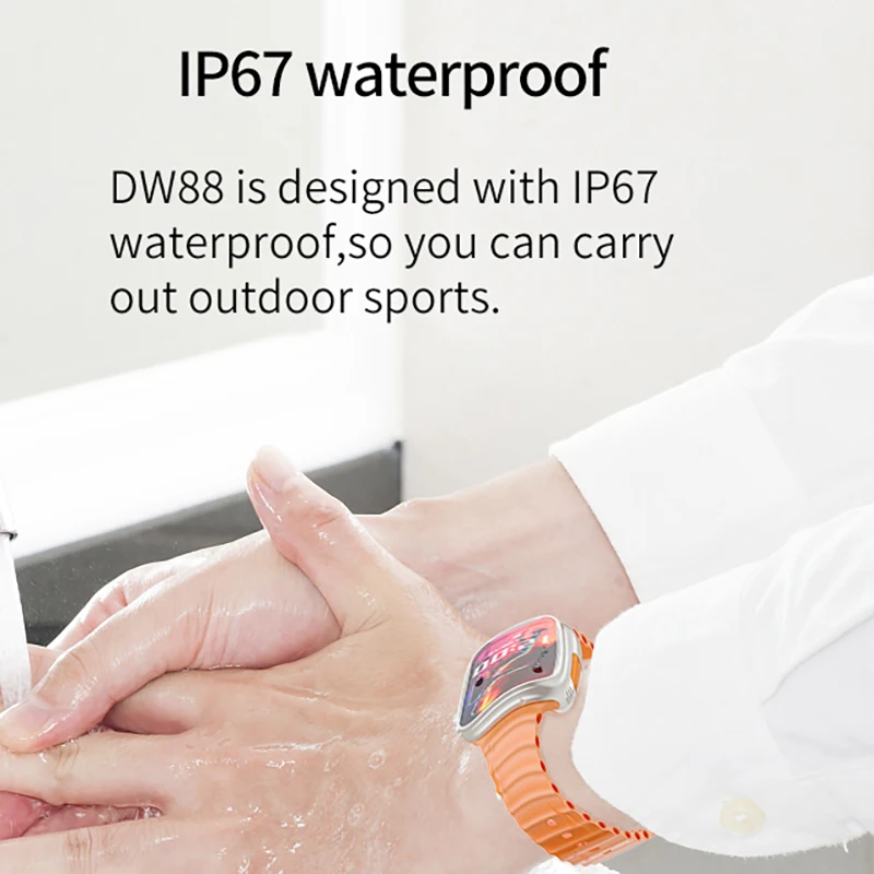 Смарт-часы DW88Ultra 4G RAM Wi-Fi GPS сеть 1 + 16 ГБ 2 4 64 Android Series 8 DW88 ультра умные часы
