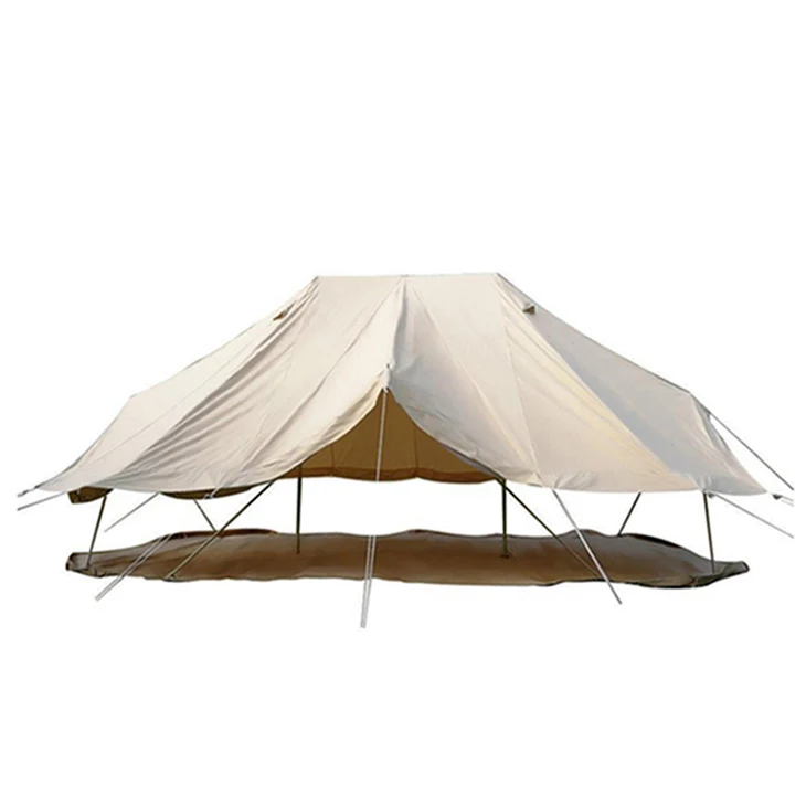 Safari Outdoor Party Wedding Large Yurt Tent 6m Glamping Luxury 4-season Waterproof Cotton Canvas Emperor Tent