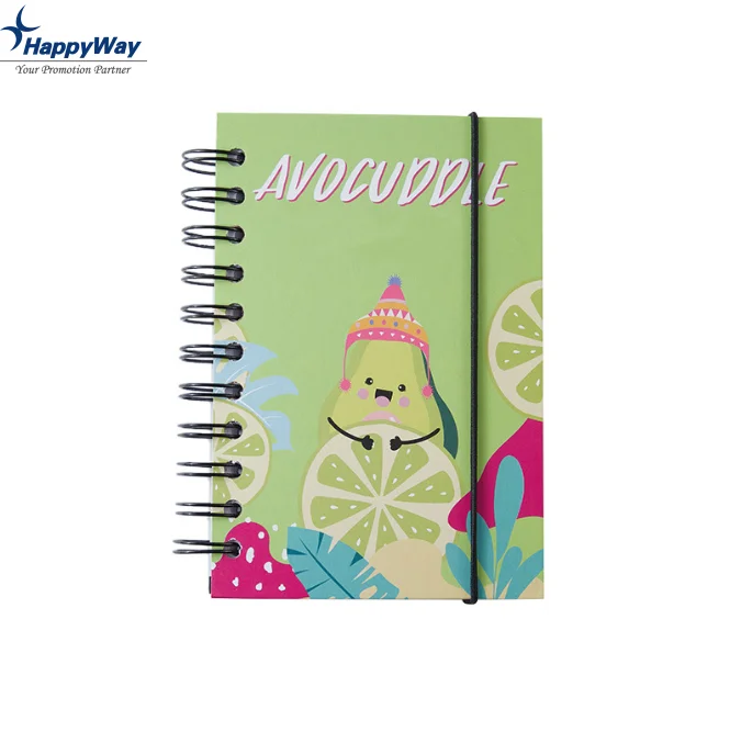 Custom Hot Selling Planner Notebook Cuadernos-por-mayor Cuaderno Espiral Vintage 100 Hojas Pasta Dura