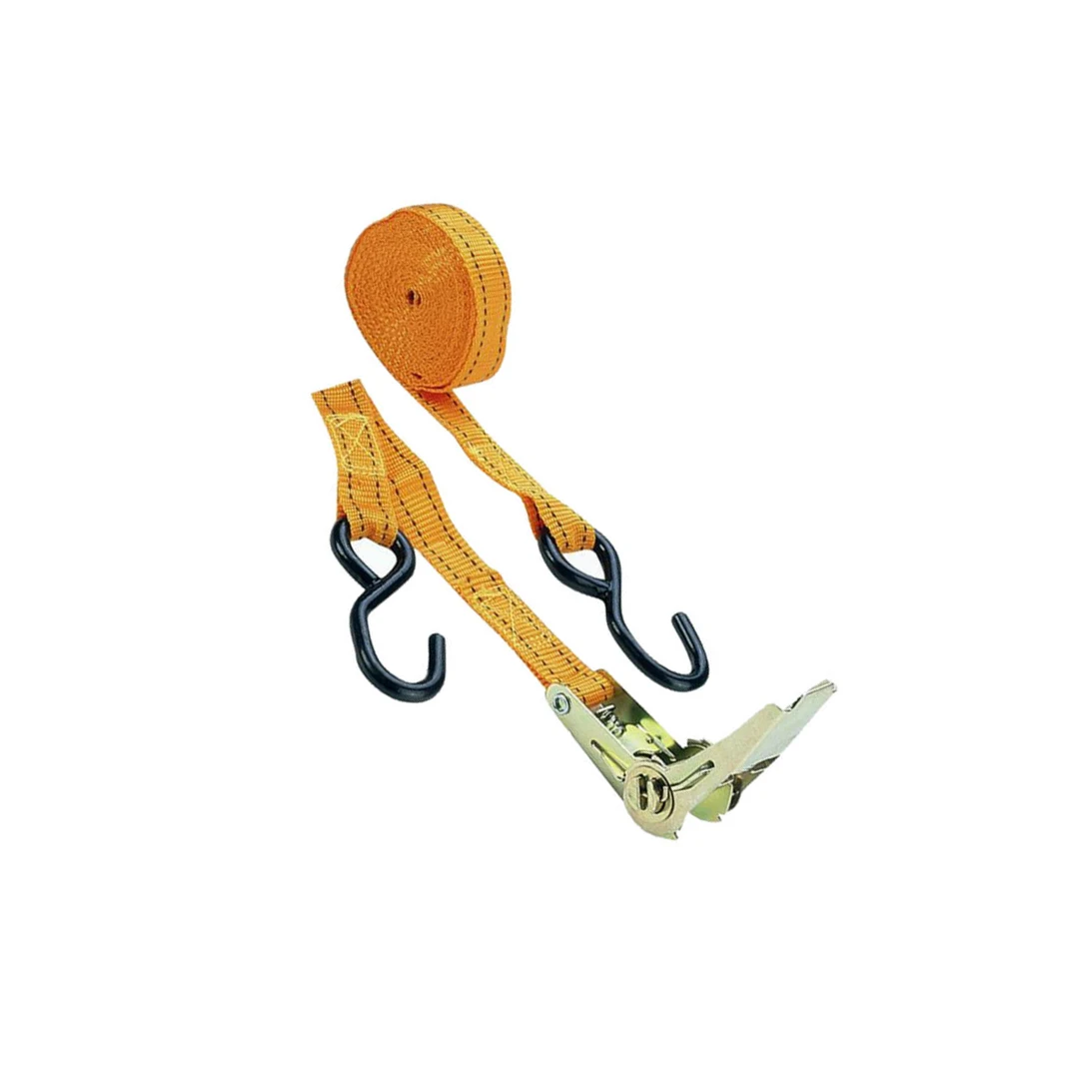 OEM/ODM High-Safety Ratchet Tie-Down Straps for Car Haulers Polyester Material with High Breaking Load Factory Supplier