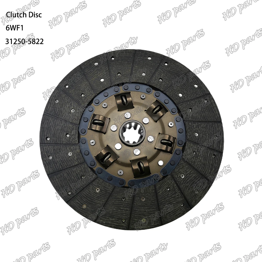 6WF1 Clutch Disc 31250-5822 Suitable For Isuzu Engine Parts