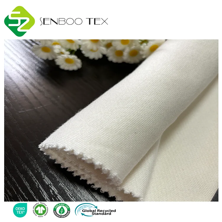 Best Quality Custom 350 GSM Organic Cotton Bamboo Fleece Knitted Eco-Friendly Sportswear Diapers Tops Girls-Breathable!