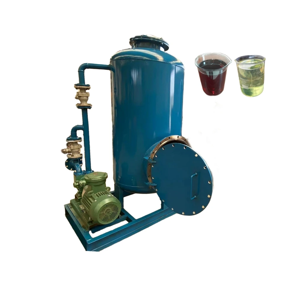 1.5m diameter filtration tank black oil refining machine
