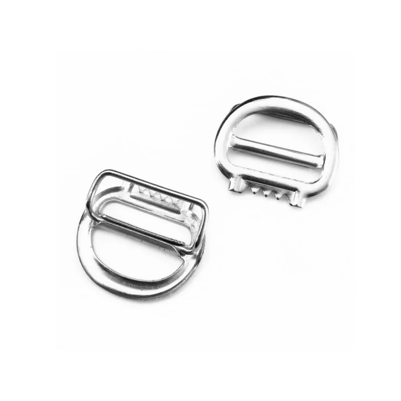 Hot Selling Double D Ring Belt Buckles Canvas Belt With D Ring Buckle Tri-Glide Slider Adjustable Buckle
