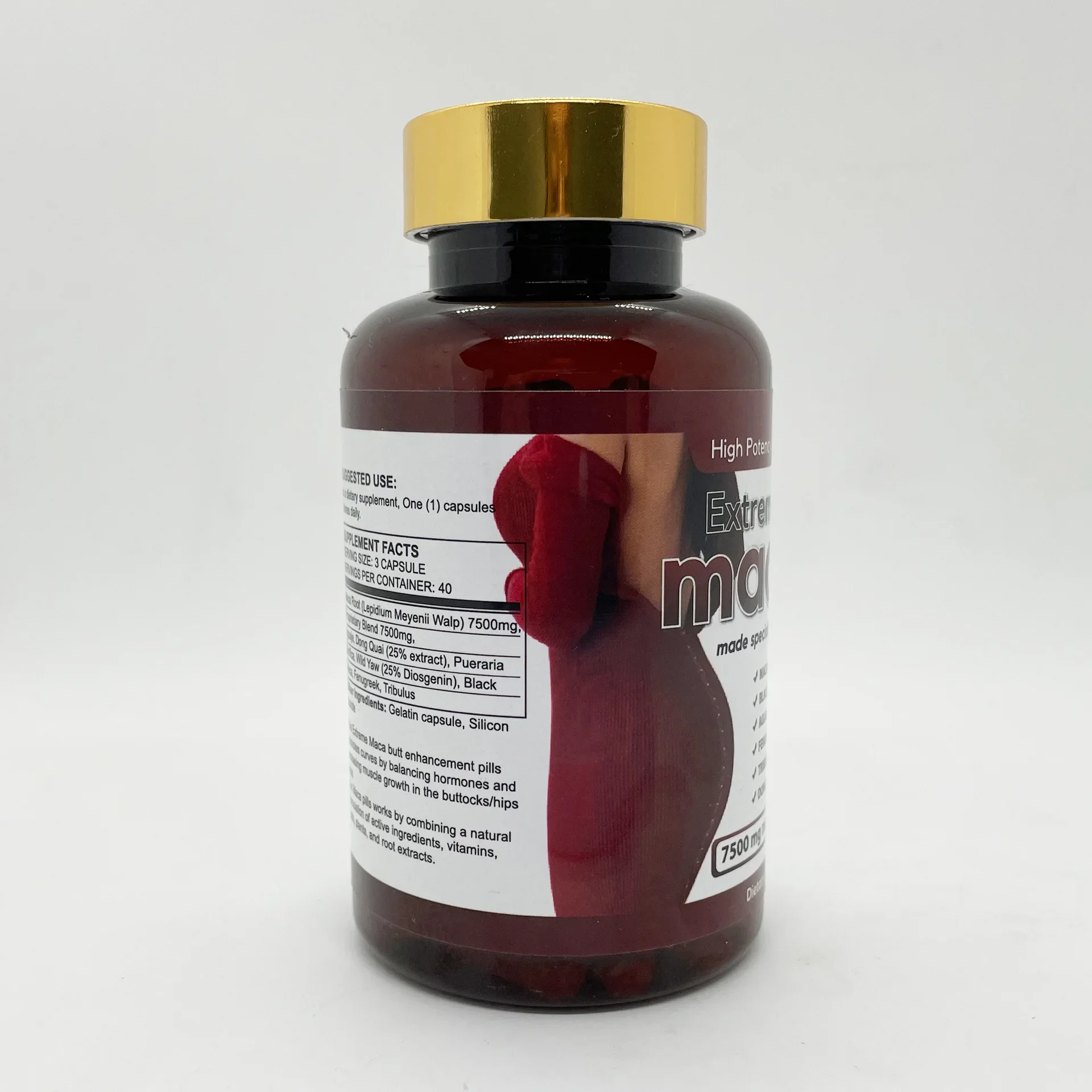 Hip lifting capsule Ultimate Maca Buttock Butt Enhancement Pills Shaping buttocks compact health