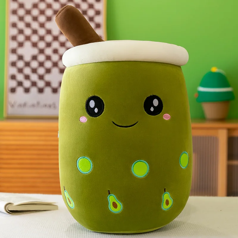 Игрушка AIFEI с индивидуальным логотипом 24 см 35 50 70 чайный пузырь Боба молочный чай прекрасный жирный фруктовый напиток мягкий плюшевая игрушка