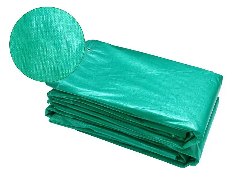 Made In China Waterproof Anti-uv Stain Resistant Green Pe Tarpaulin For Tent Truck Cover And Outdoor Security