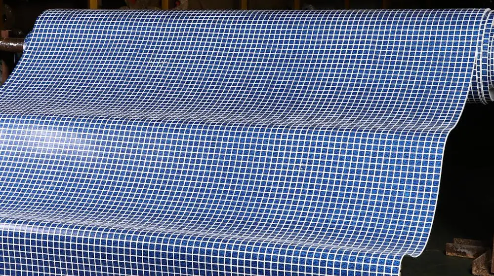  3D синяя мозаика защита от хлора экологически чистый вкладыш над землей подкладка для бассейна