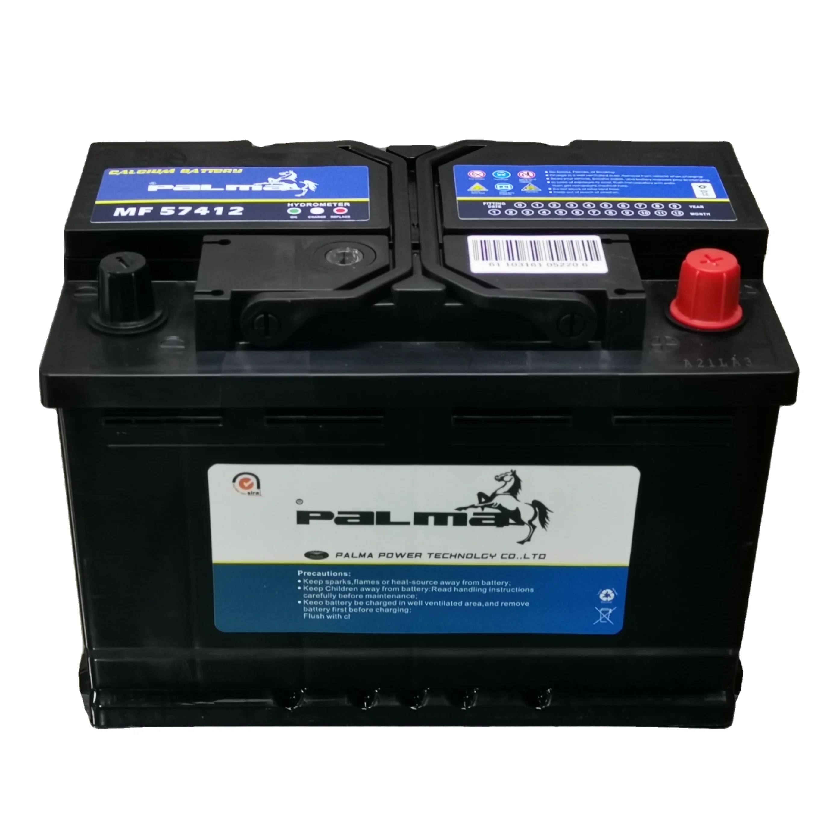 12V75AH CAR Battery Automotive Battery MF Car Battery DIN75
