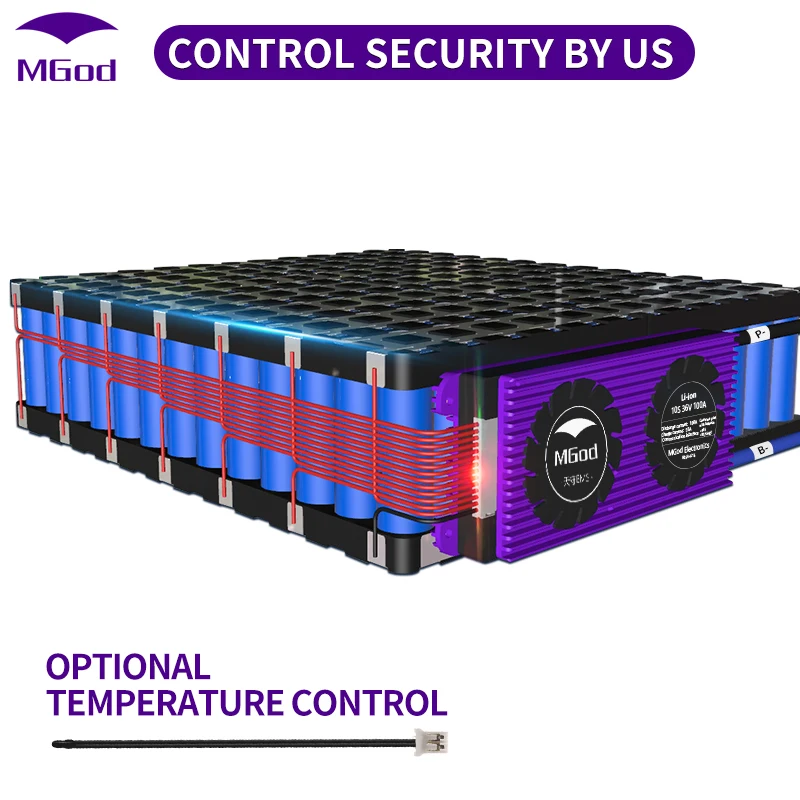 Hardware FAN Li-ion  battery 36V Common Port with Balance Management system E-Bike Electric Motorcycle Electric Scooter RV BMS