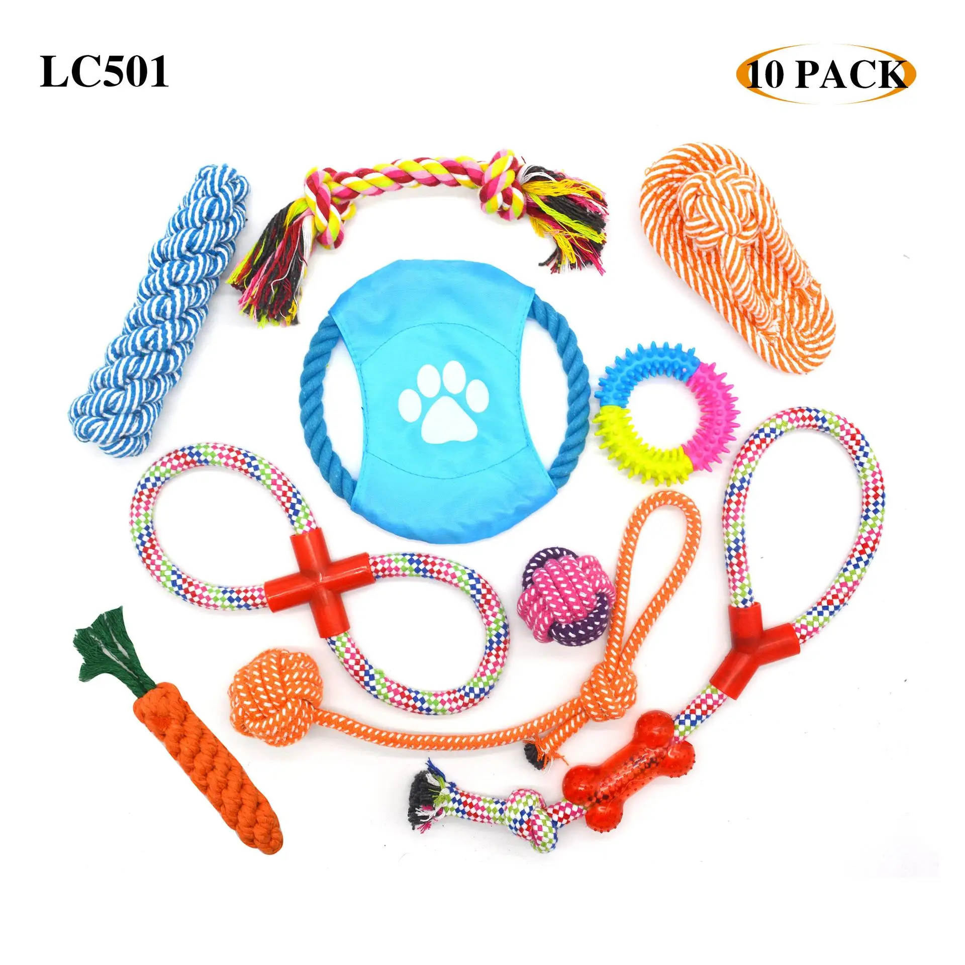 
cotton Relieves Stress 12 pack dog rope toys dog toys set 12 pack rope toy for dogs 