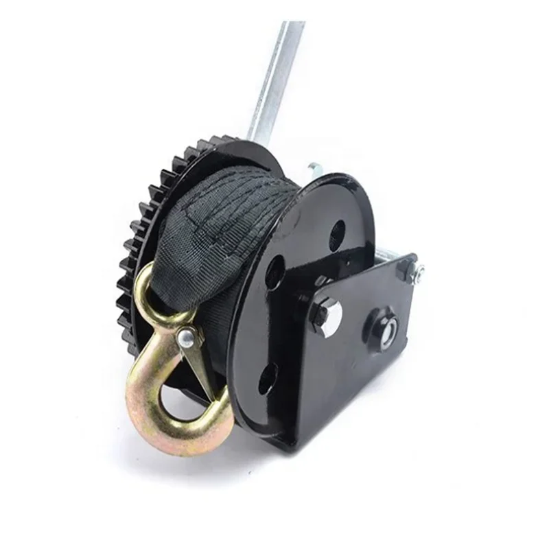 OEM Service Provided Hand Winch Heavy Duty Steel Cable Crank Gear Winch Boat Trailer