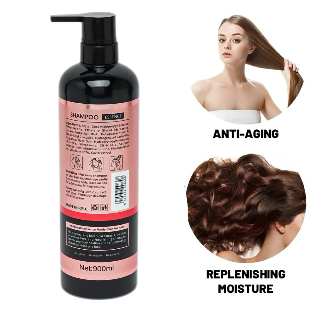 Salon Shampoo Base Bulk OEM Wholesale Caviar Shampoo and Conditioner For Hair Sulfate Free Dandruff