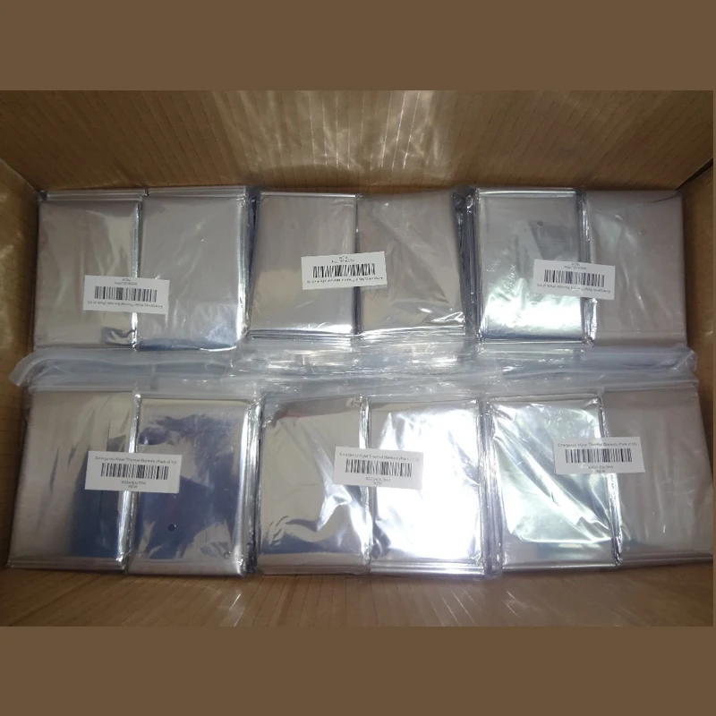 Survival Space Rescue Aluminum mylar foil type iso thermal emergency blanket