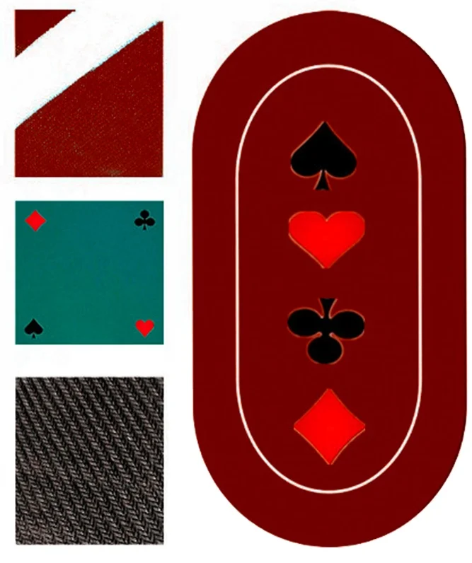 Guaranteed Quality Proper Price Custom Rubber Texas Poker Table Gambling Mat