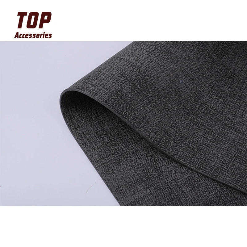 Wholesale Customized PU Leather Christmas Cup Coaster Sets Place Mat Table Mats