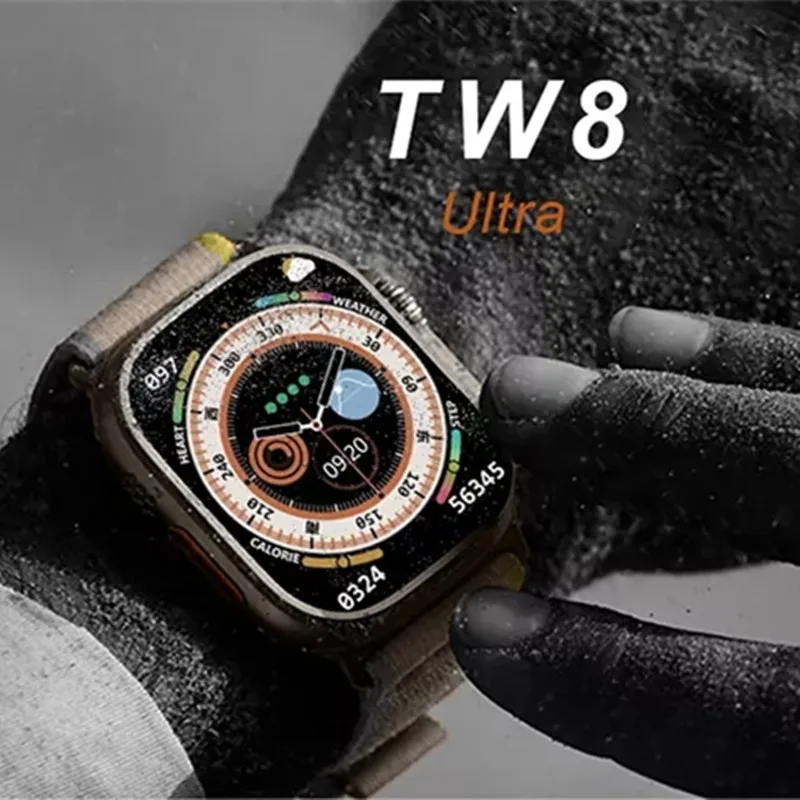 Лидер продаж, Смарт-часы TW 8 Ultra, новинка 2022, 8 серии, ультра, большой экран 1,85 дюйма, NFC, IWO Watch 8 TW8, ультра Смарт-часы