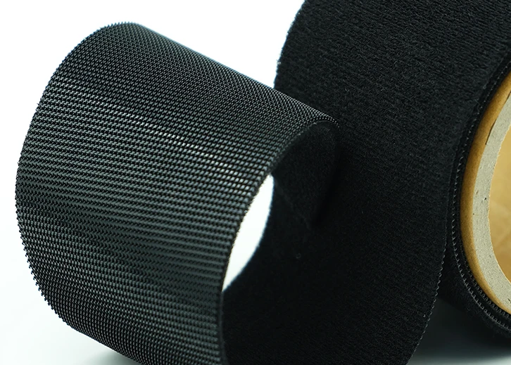 Eco-Friendly Hook Loop Back to Back Tape for Logo Printing for Curtains and Garment Accessories