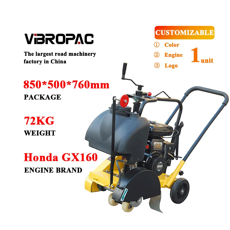 Hand held floor saw concrete cutter gasoline concrete road cutting machine