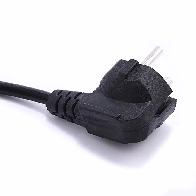 EU Monitor Power Cord Europe Schuko CEE7/7 Plug to IEC C13 Power Cord Suitable for use as a Europe PC Computer Power Cord