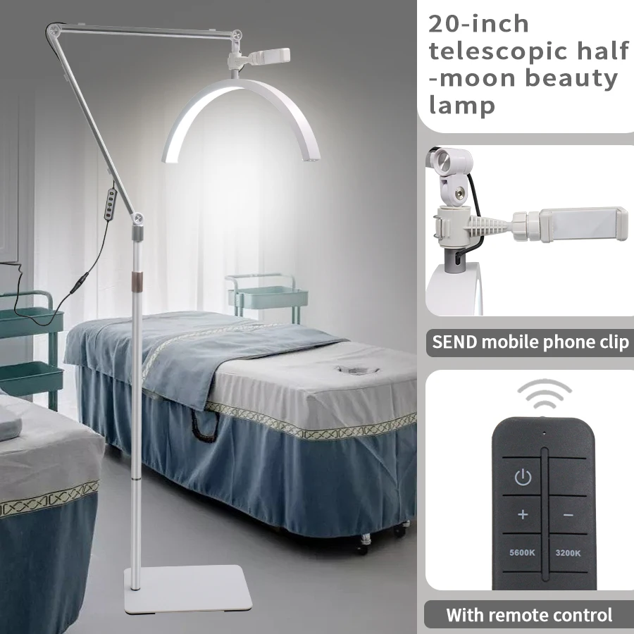 Beauty Light 36W Energy Efficient Lighting, Easy to Operate Half Moon Light Snooker Table Lamp 20-inch Aluminum Alloy LED 90 ABS