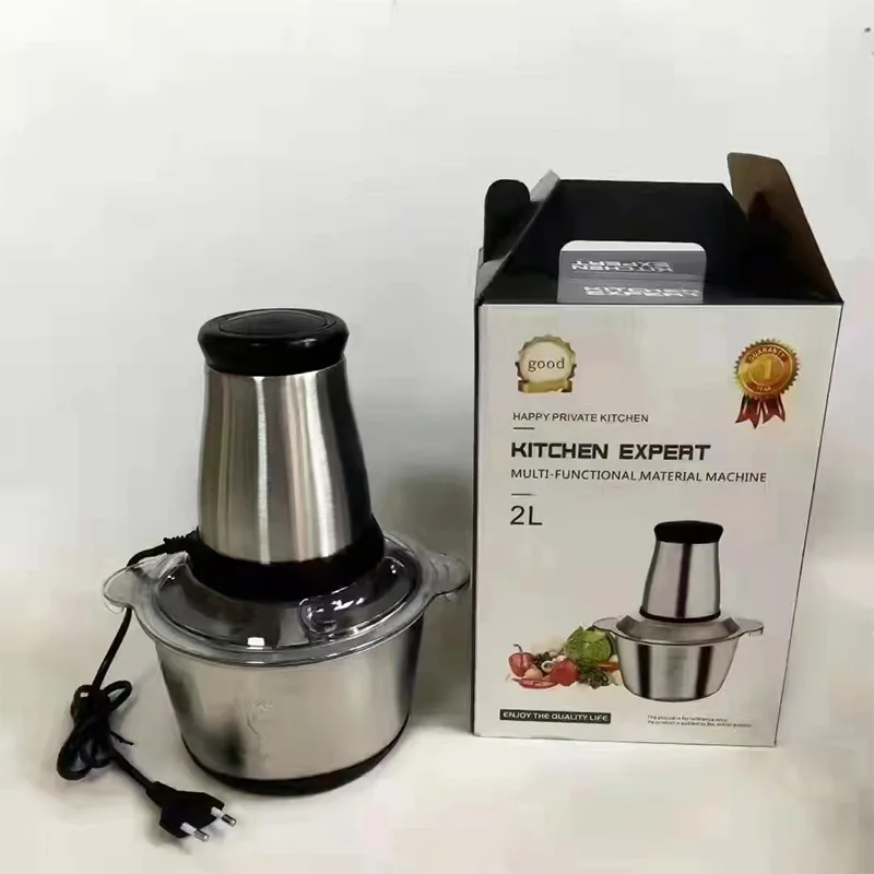 Оптовая продажа Многофункциональный кухонный салат Овощная Мясорубка из нержавеющей стали для детского питания лук и фрукты