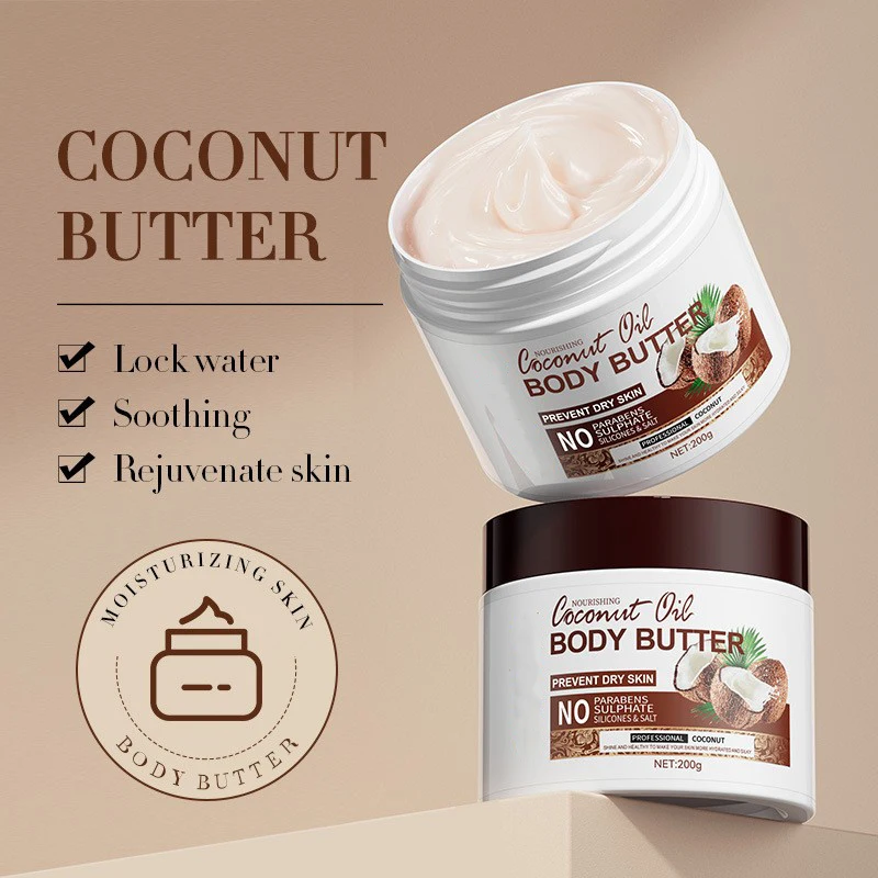 Wholesale Coconut Whipped Body Butter for Women Home Bath
