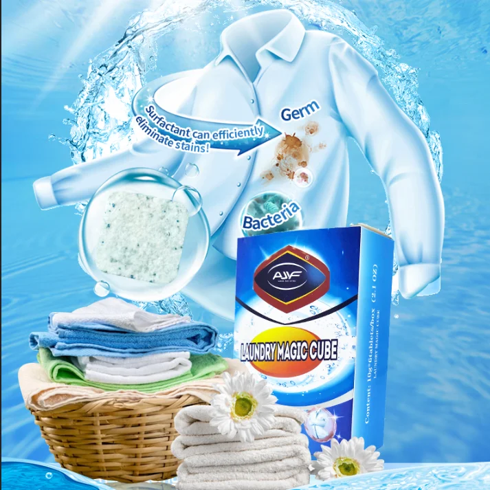 2021 Hot Sale Laundry Magic Cube, Laundry Soap, Clothes Washing Cleaning Tablets