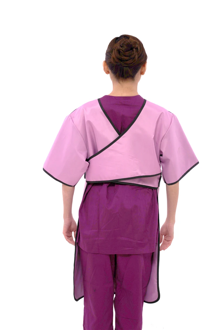 
First Class Grade Stable Anti-radiation Protection Reverse Wear Half Sleeve Single Side 0.5mmpb Lead Clothes 