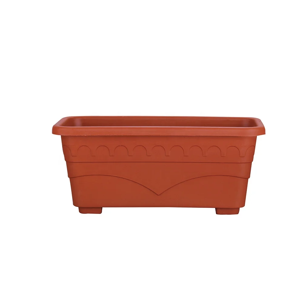 Oem Odm Customized Round Shape Plastic Flower Pots Terracotta Strawberry Pots