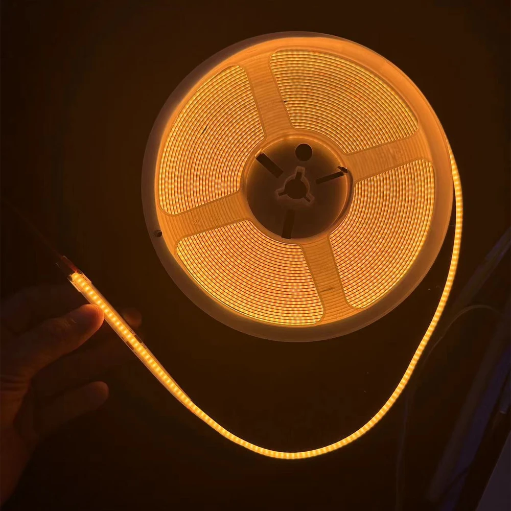 golden color 320chips DC24V 12V cob led strip Shadowless traditional model 320D-24V single panel cob strip
