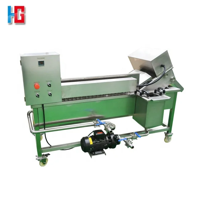 Industrial potato frying machine automatic donut maker continuous conveyor belt electric heating fryer