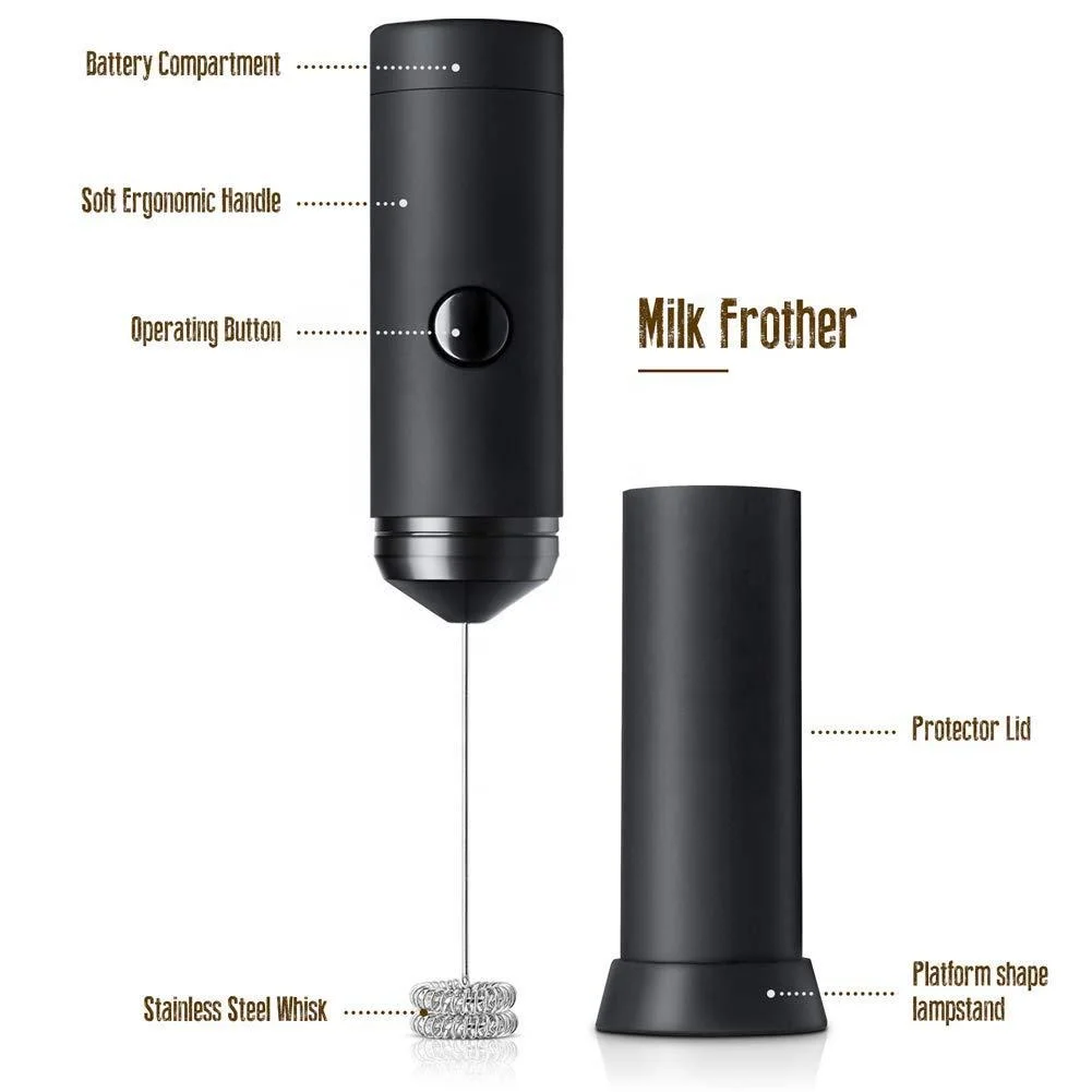 Cafe milk frother coffee frother household electric milk frother milk mixer hand-held whisk