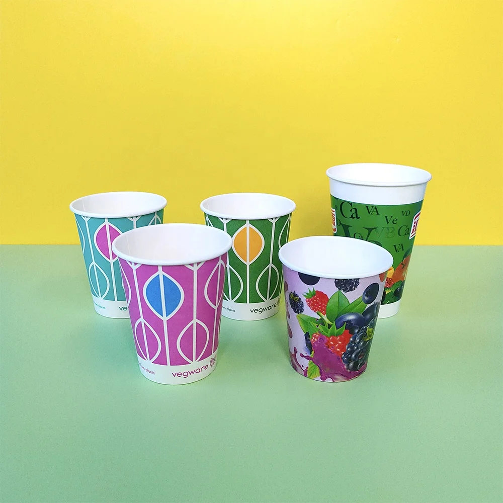 Spot Stock Wholesale Eco Friendly Disposable Paper Coffee Cups