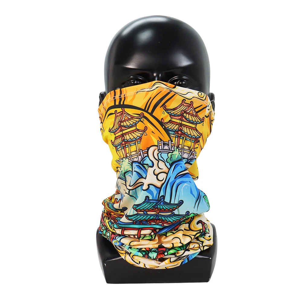 custom logo bandana tube bandana head scarf face cover multi-use neck gaiter