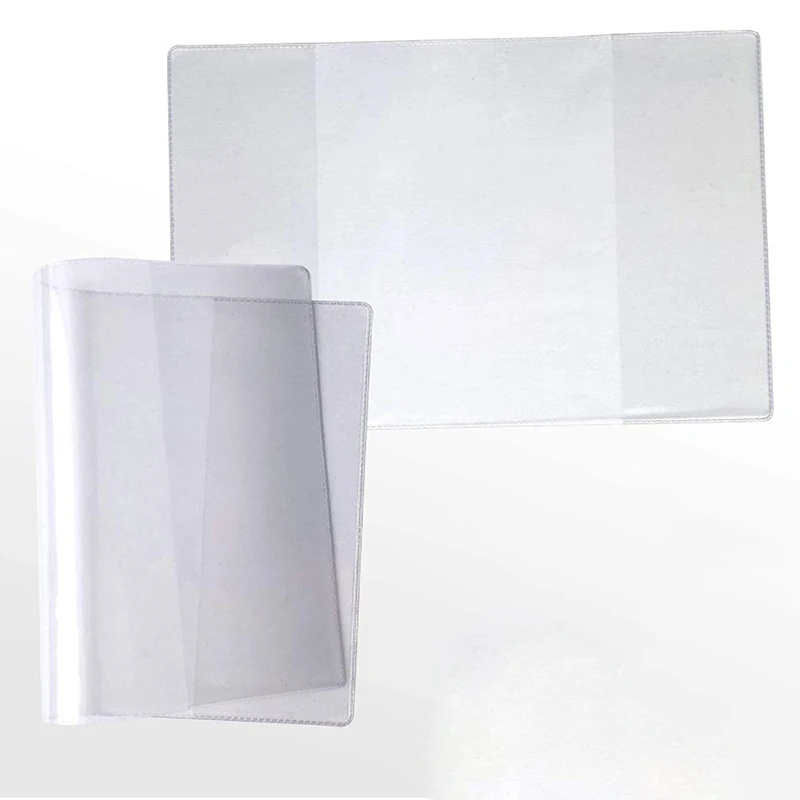 Clear Passport Holder Travel Document Organizer PVC Sleeve Protector Credit Card Holder Accessories