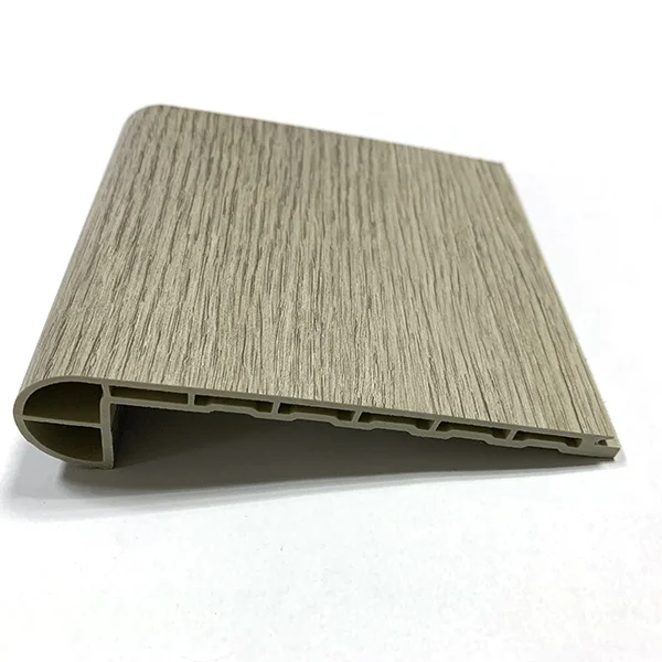 LVP stair nose overlapping vinyl trims stair nose