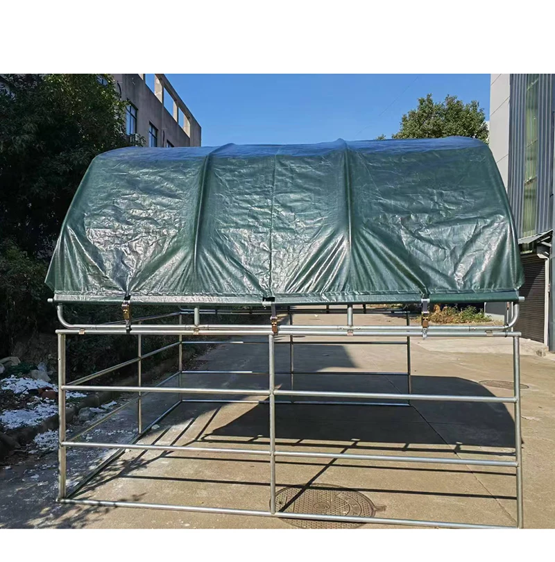 Animal Livestock Barn Sheep Pasture Tent PE Fabric Farm Storage Shelter for Poultry Retail Industries